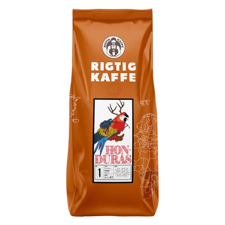 Rigtig Kaffe Honduras No. 1 - 7x400g Hele kaffebønner