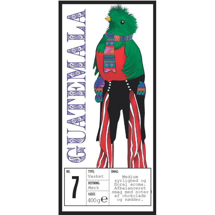 Rigtig Kaffe Guatemala No. 7 - 15x400g Hele kaffebønner