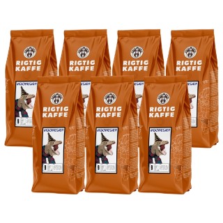 Rigtig Kaffe Indonesien No. 9 - 7x400g Hele kaffebønner