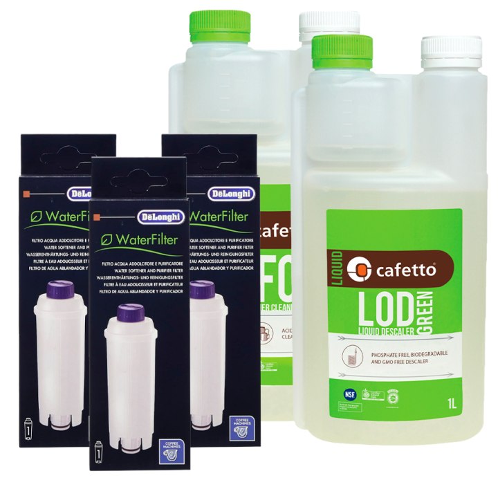 Delonghi/Cafetto Organisk Plejepakke