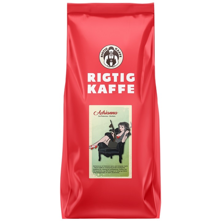 Rigtig Kaffe Adrianna v/24kg Hele kaffebønner