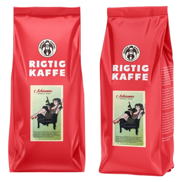 Rigtig Kaffe Adrianna v/24kg Hele kaffebønner