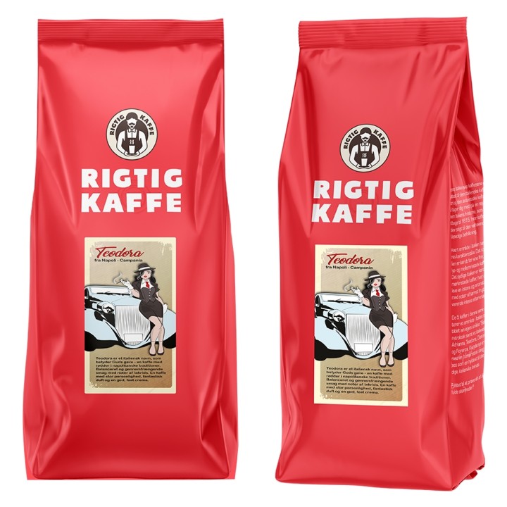 Rigtig Kaffe Teodora v/24kg Hele kaffebønner