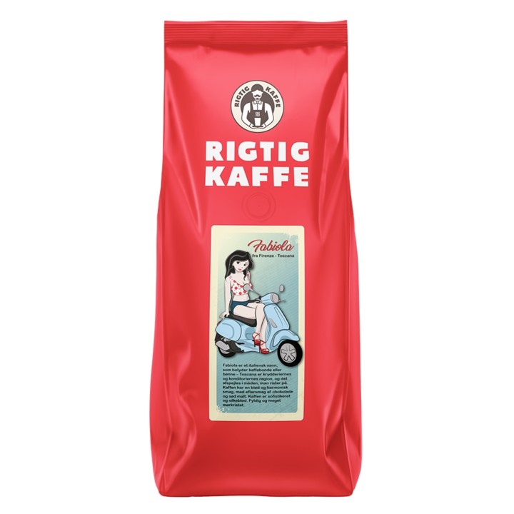 Rigtig Kaffe Fabiola v/24kg Hele kaffebønner