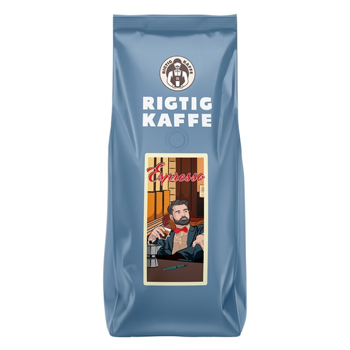 Rigtig Kaffe Espresso 12kg Hele kaffebønner