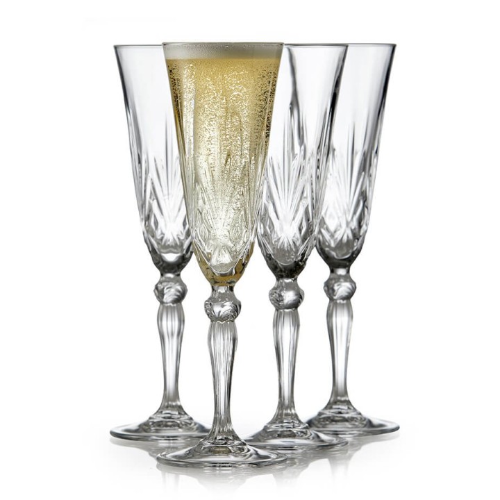 Lyngby Melodia Champagneglas 4 Stk