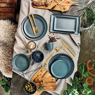 Aida RAW Krus m. Hank 35 cl 6 Stk Northern Green