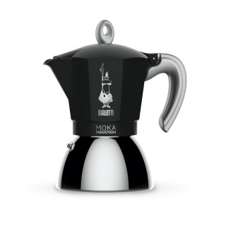 Bialetti Moka Induction 4 Kop. Espressokande Sort