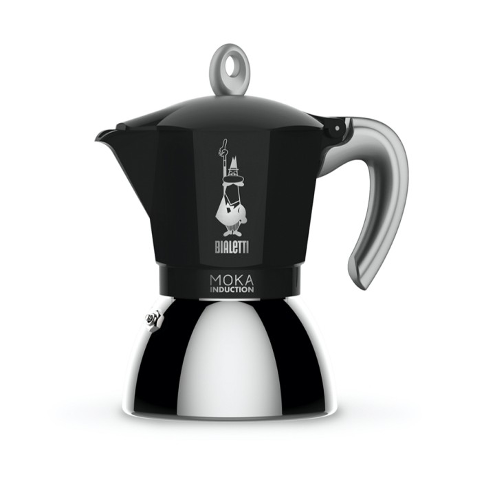 Bialetti Moka Induction 4 Kop. Espressokande Sort