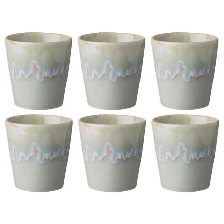 Costa Nova Gres Krus 21 cl 6 Stk Grå