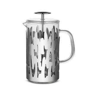 Alessi Barkoffee 8 Kop. Stempelkande Stål