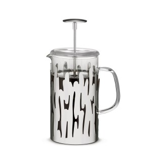 Alessi Barkoffee 8 Kop. Stempelkande Stål