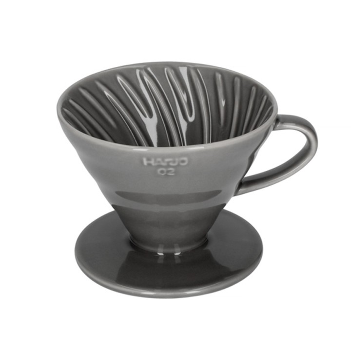 Hario V60-02 Keramik Dripper Grå 2 Kop.