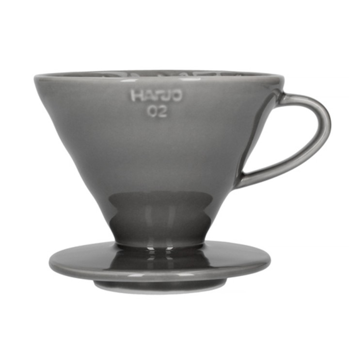 Hario V60-02 Keramik Dripper Grå 2 Kop.
