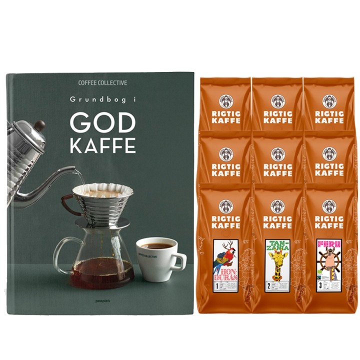 Grundbog i god kaffe - Coffee Collective Inkl. 9x400g Verdenskaffe