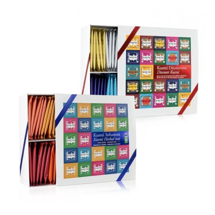 Kusmi Gaveæsker 2 x 45 tebreve