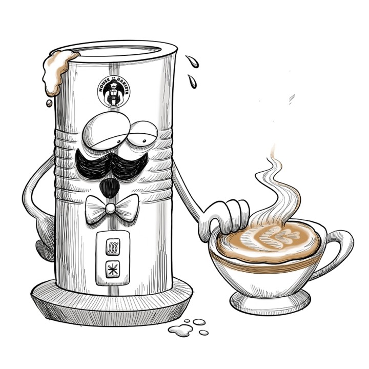 House of Barista Elektrisk Mælkeskummer