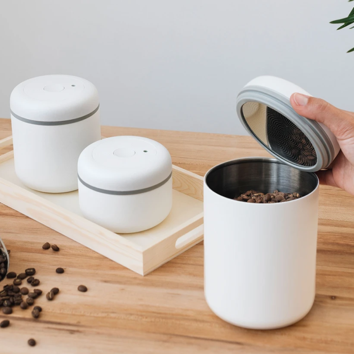 Fellow Atmos Vakuum Stålbeholder Mat Hvid 0,7 L