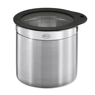 Rösle Kaffebeholder 1,4 L Stål/Sort