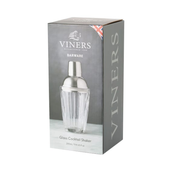 Viners Cocktail Shaker 0,28 L Glas/Stål