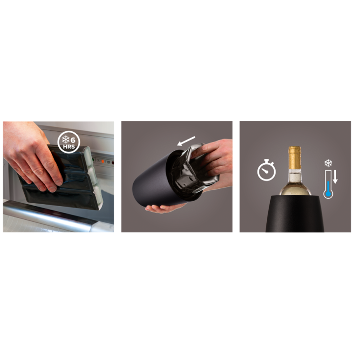 Vacu Vin Active Vinkøler Sort