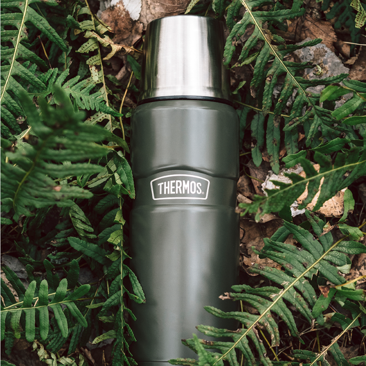 Thermos Stainless King Termoflaske 0,47 L Army