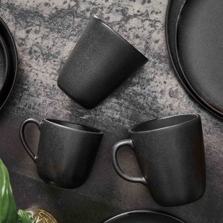 Aida RAW Krus 30 cl 6 Stk Titanium Black