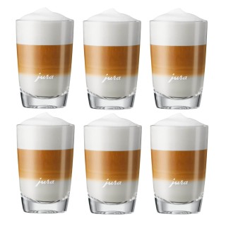 Jura Latte Macchiato Glas 22 cl 6 Stk