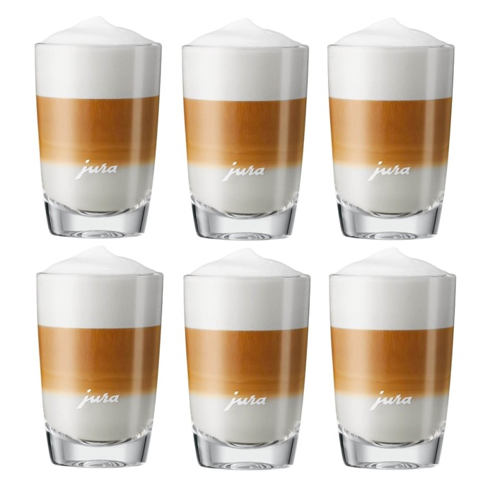 Jura Latte Macchiato Glas 22 cl 6 Stk