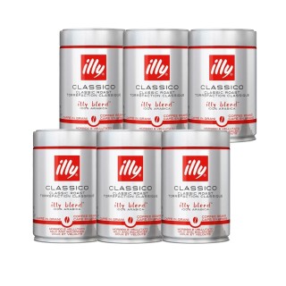 Illy Espresso Classico 6x250g Hele kaffebønner