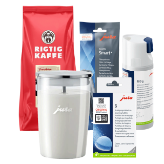 Jura Plejepakke - Claris Smart Inkl. Mælkebeholder & Kaffe