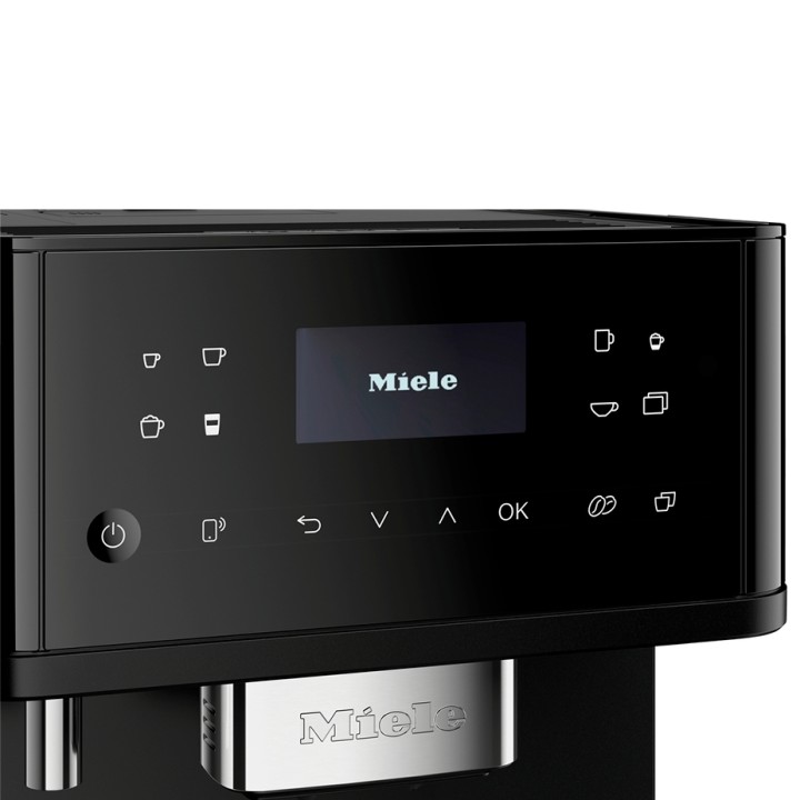 Miele CM 6560 MilkPerfection Obsidiansort PearlFinish Espressomaskine
