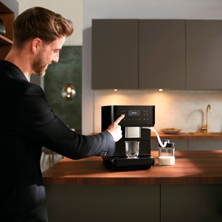 Miele CM 6560 MilkPerfection Obsidiansort PearlFinish Espressomaskine
