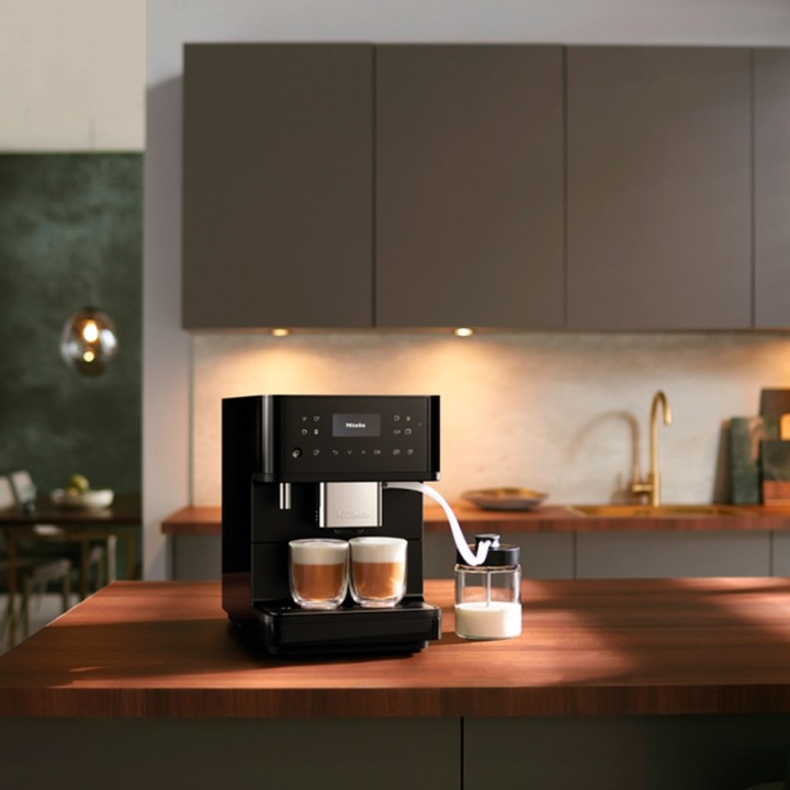 Miele CM 6560 MilkPerfection Obsidiansort PearlFinish Espressomaskine