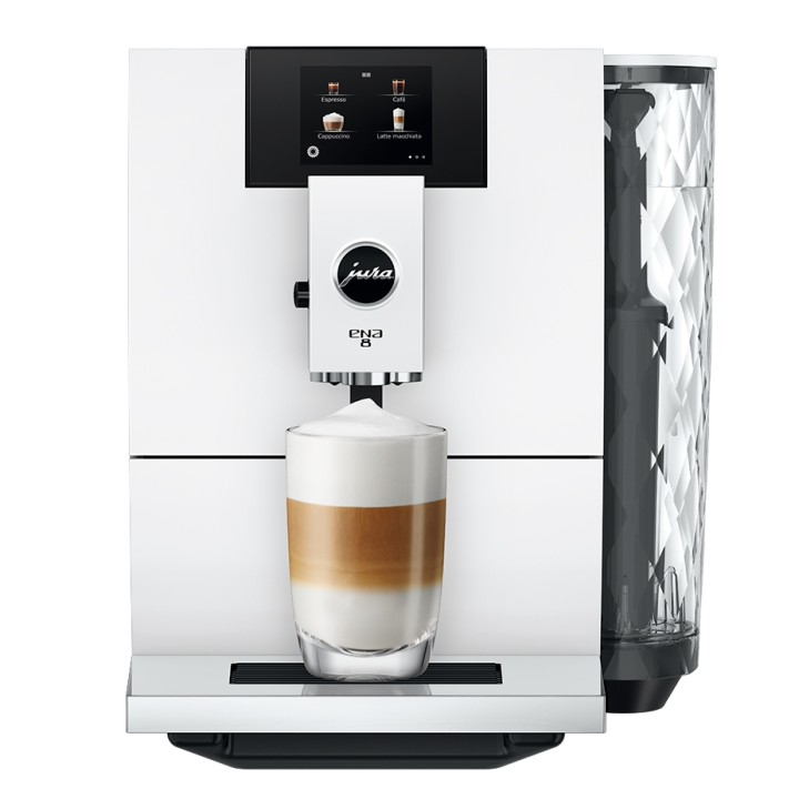 Jura ENA 8 (EC) Full Nordic White Espressomaskine Inkl. Startpakke (DK sprog)