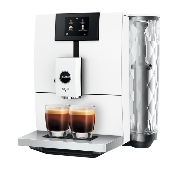 Jura ENA 8 (EC) Full Nordic White Espressomaskine Inkl. Startpakke (DK sprog)