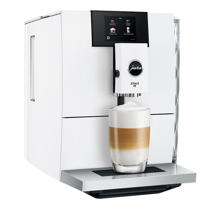 Jura ENA 8 (EC) Full Nordic White Espressomaskine Inkl. Startpakke (DK sprog)