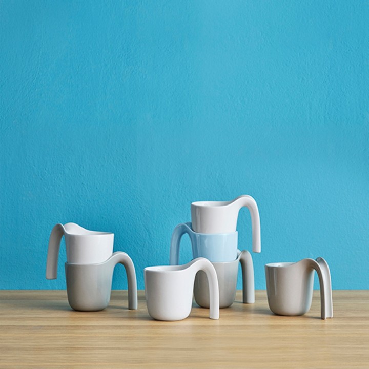 RIG-TIG OLE Krus 25 cl 4 Stk Grå