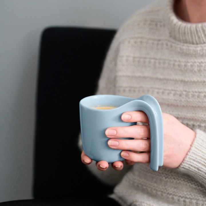 RIG-TIG OLE Krus 25 cl 4 Stk Grå