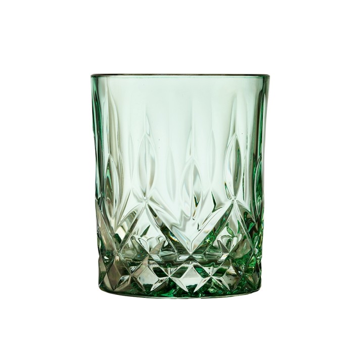 Lyngby Sorrento Whiskyglas 32 cl 4 Stk Grøn