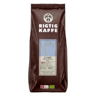 Rigtig Kaffe Organic El Chebe 400g Hele kaffebønner