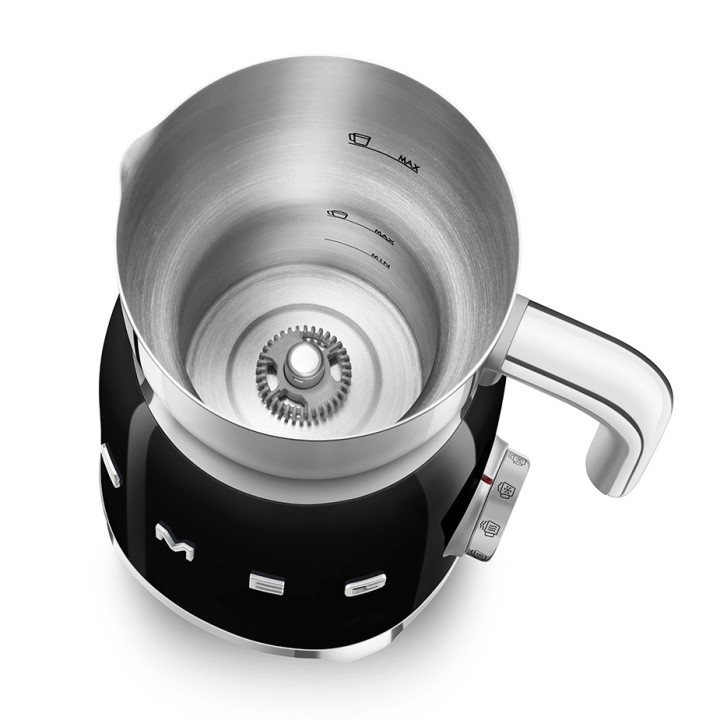 Smeg MFF11BLEU Mælkeskummer Sort