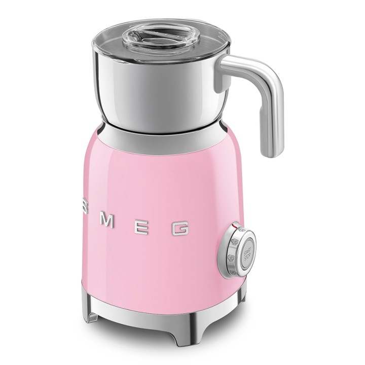 Smeg MFF01PKEU Mælkeskummer Rosa