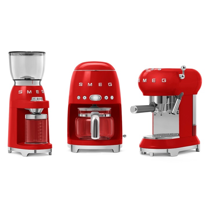 Smeg DCF02RDEU Drip Kaffemaskine Rød
