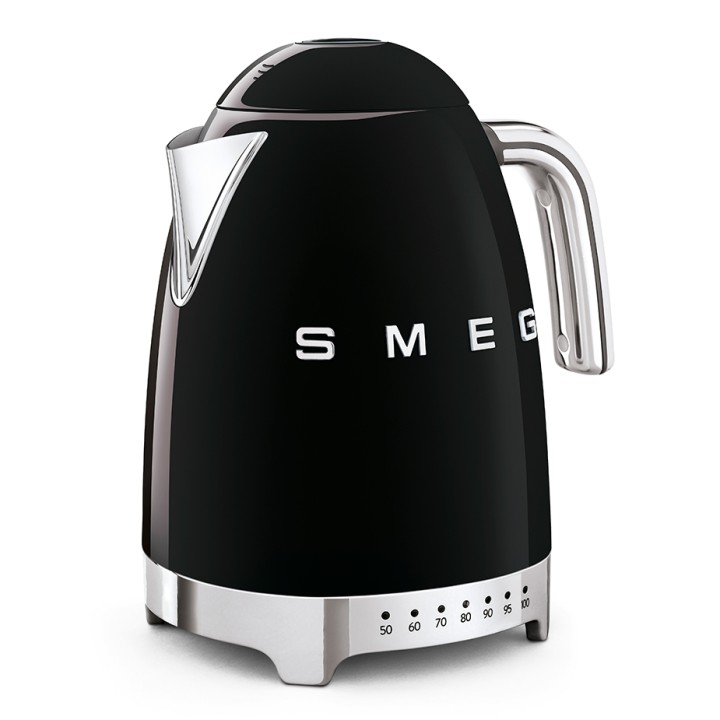 Smeg KLF04BLEU Elkedel m. Temperatur 1,7L Sort