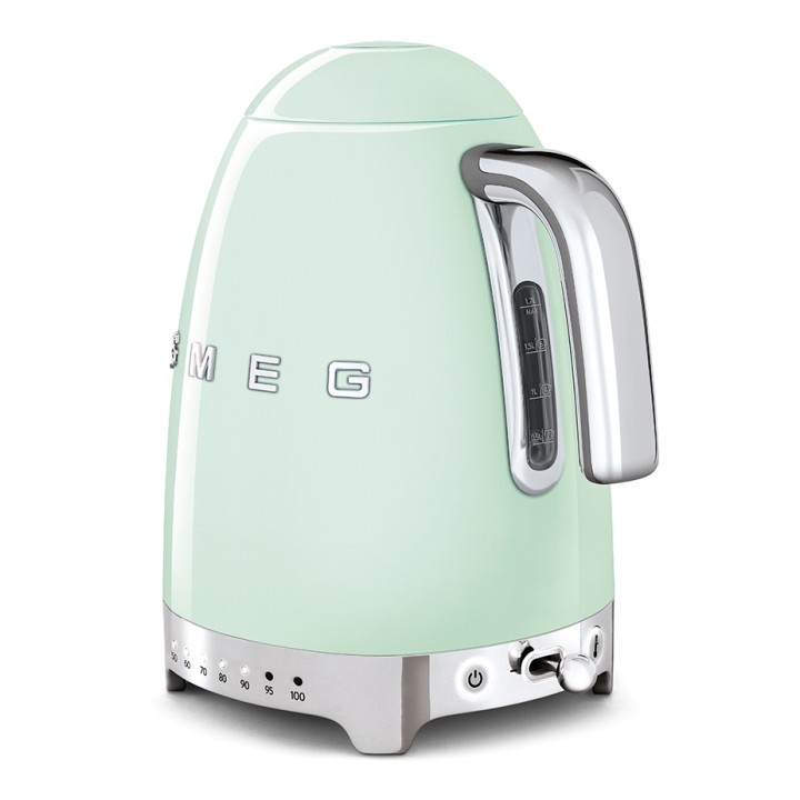 Smeg KLF04PGEU Elkedel m. Temperatur 1,7L Pastelgrøn