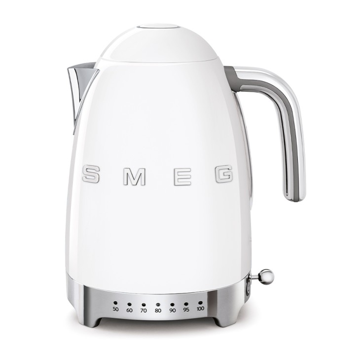 Smeg KLF04WHEU Elkedel m. Temperatur 1,7L Hvid