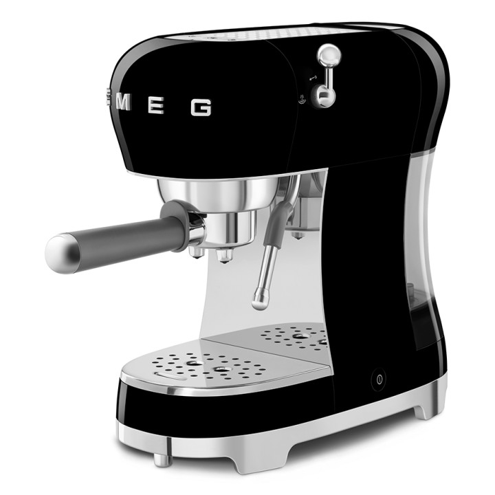Smeg ECF02BLEU Espressomaskine Sort