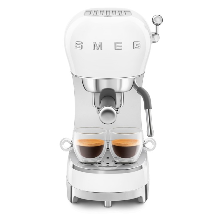 Smeg ECF02WHEU Espressomaskine Hvid