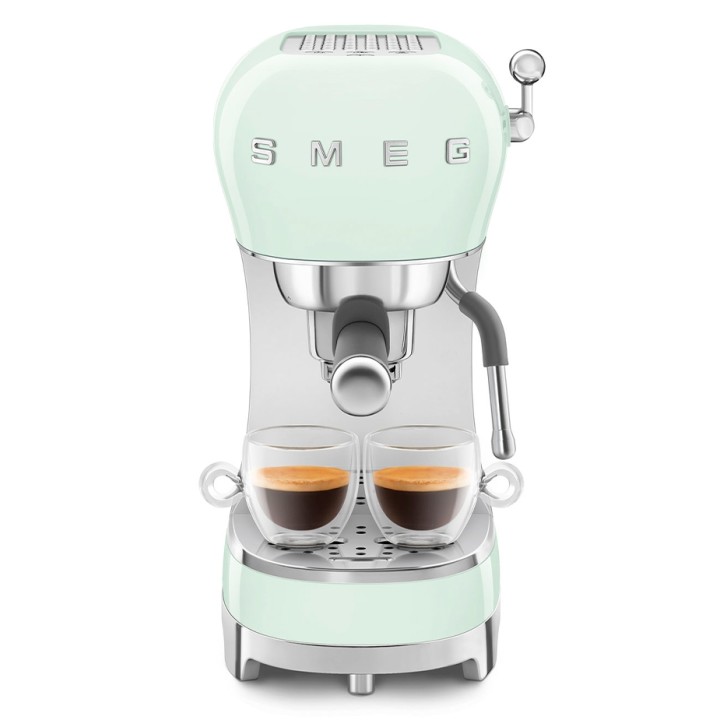 Smeg ECF02PGEU Espressomaskine Pastelgrøn